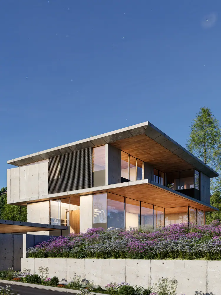Casa em concreto e madeira, imagem 5