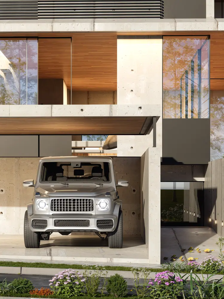 Casa em concreto e madeira, imagem 7