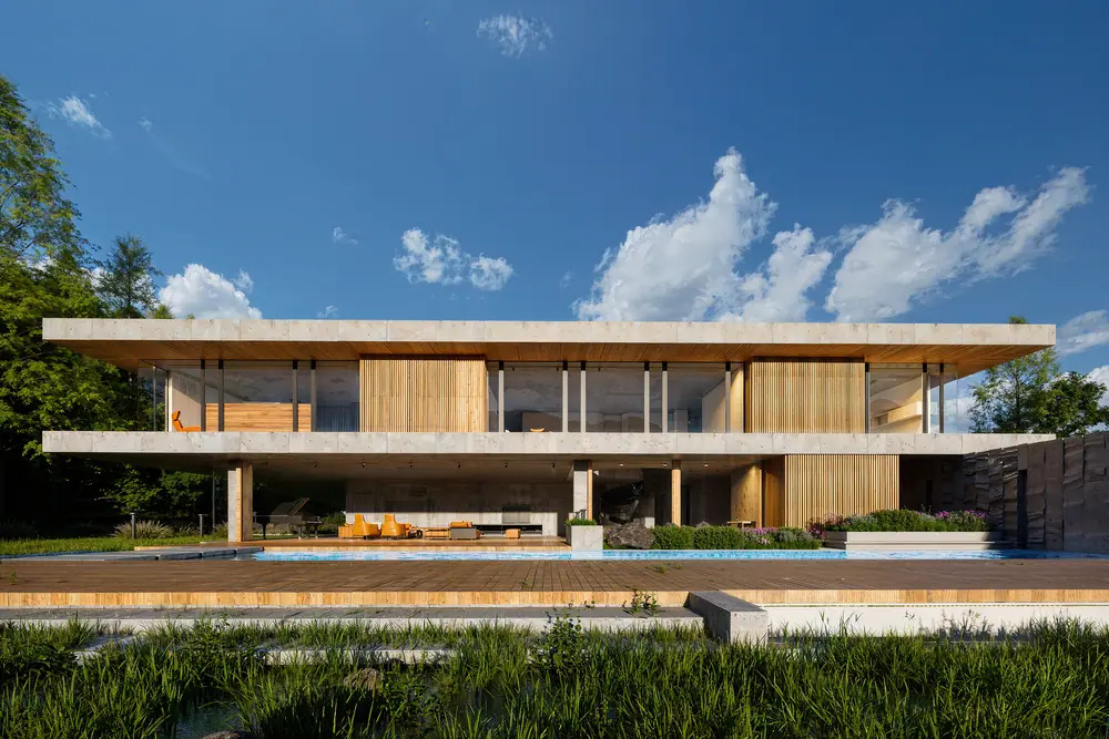 Casa horizontal na floresta, imagem 2