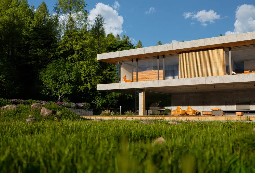 Casa horizontal na floresta, imagem 4