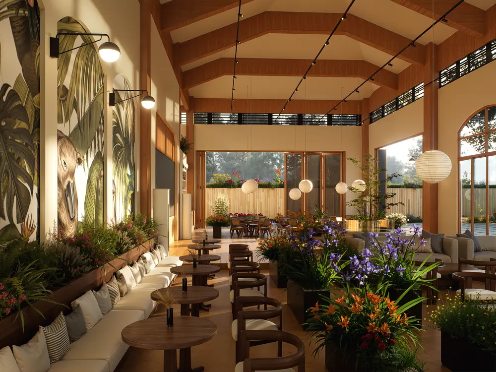 Restaurante com pé-direito duplo, imagem 2